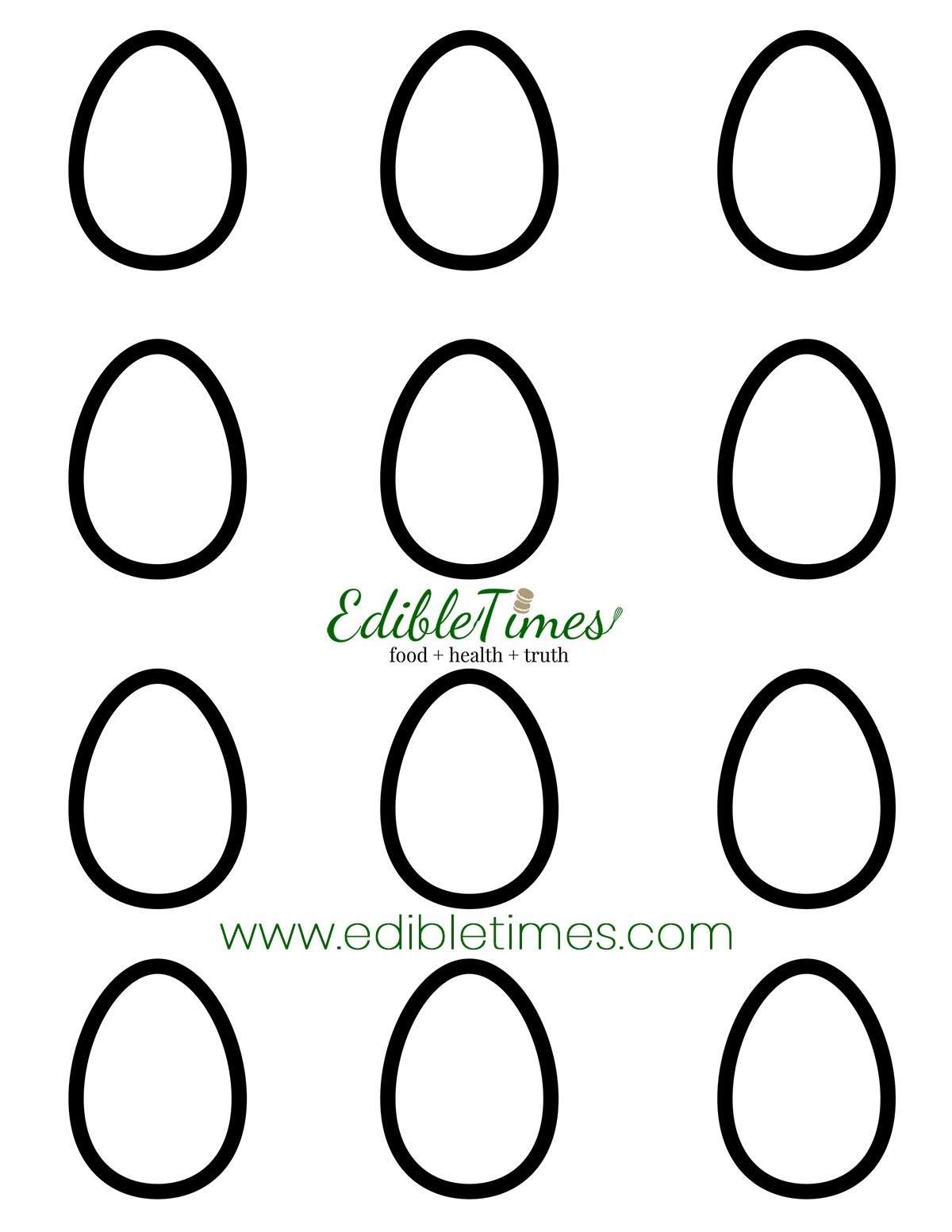 Macaron Template Printable Macaron Template Printable
