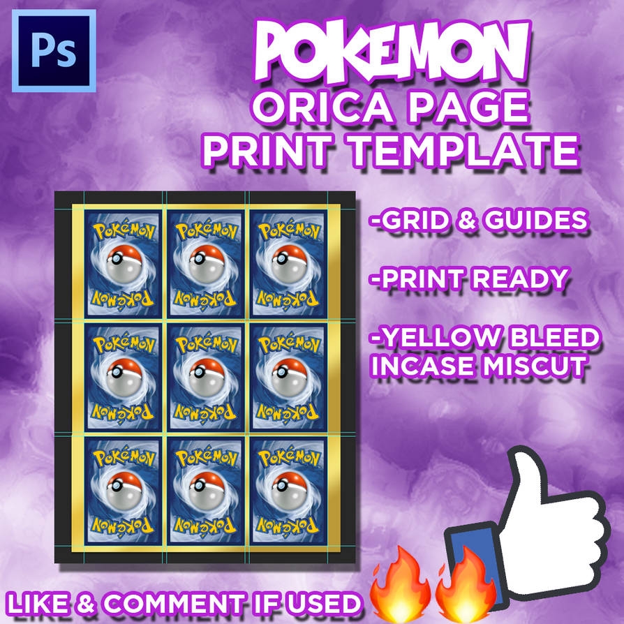 A4 Page Orica Print Template Pokemon Cards PSD By Ver2ion On DeviantArt A4 Page Orica Print Template Pokemon Cards PSD By Ver2ion On DeviantArt