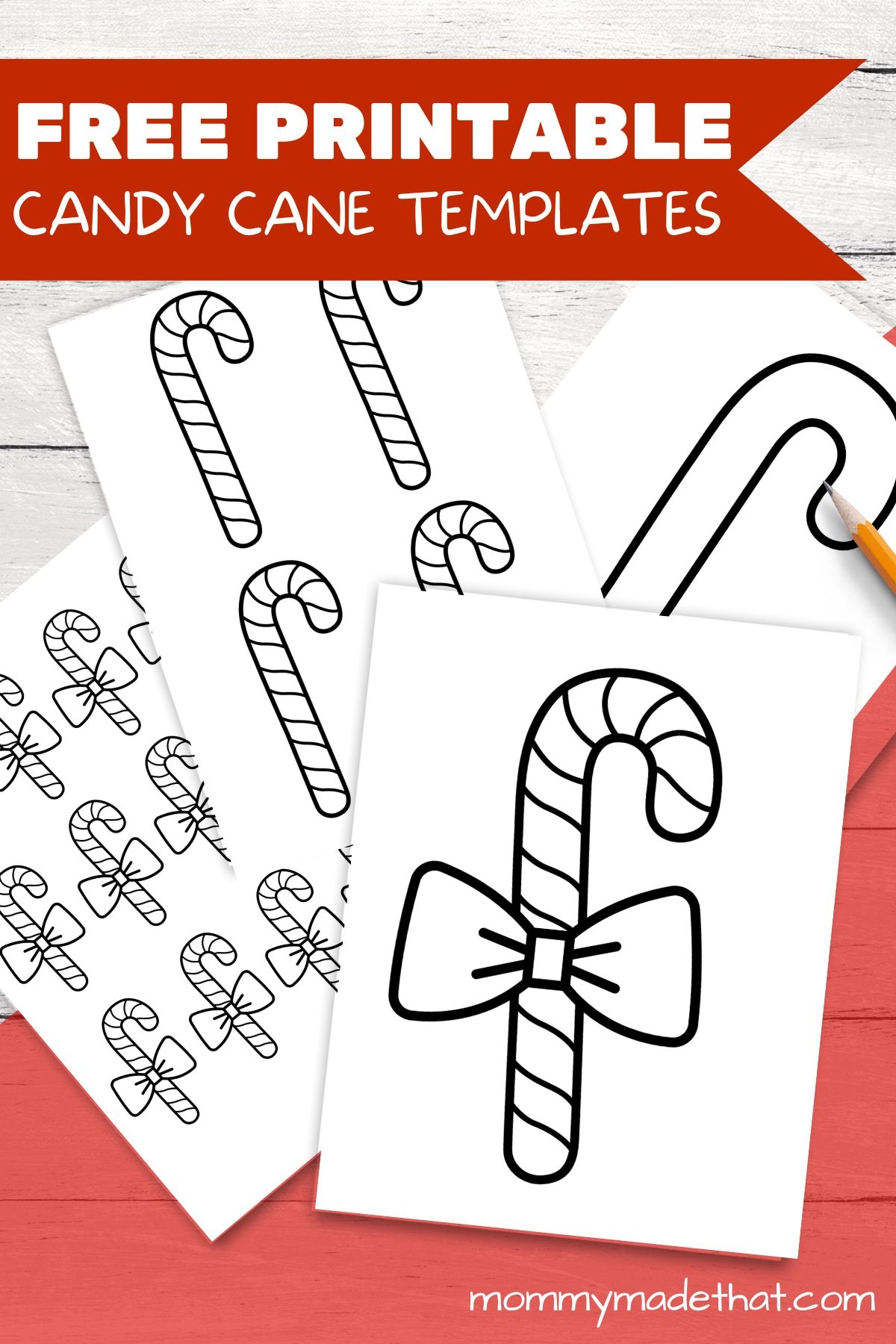 Candy Cane Printable Template Candy Cane Printable Template