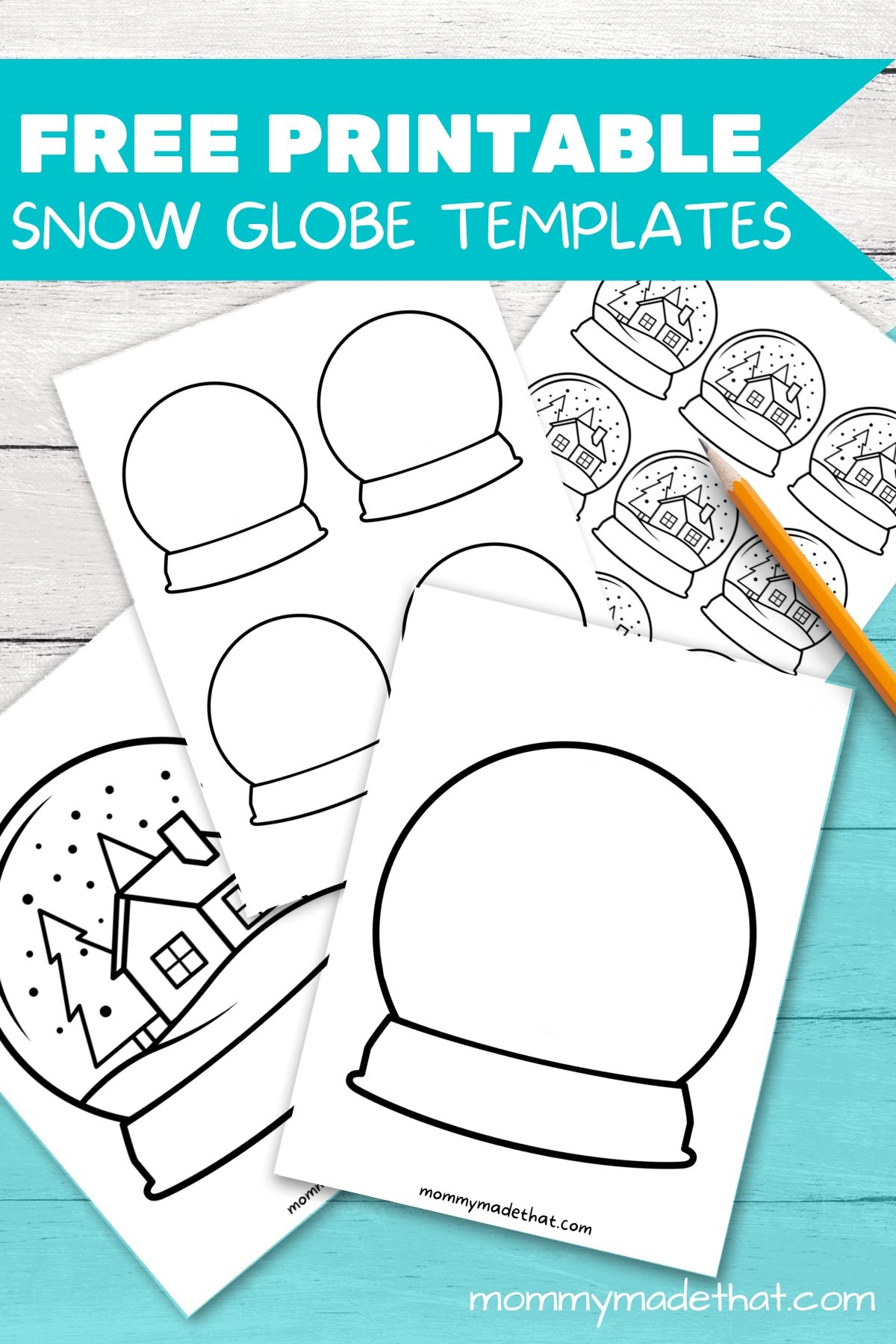 Snow Globe Template Printable Snow Globe Template Printable