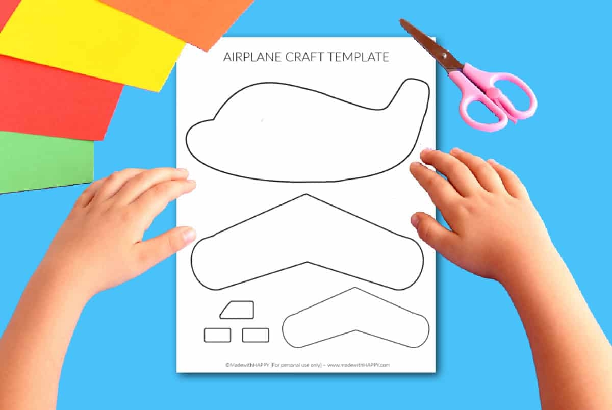 Paper Airplane Template Printable Paper Airplane Template Printable