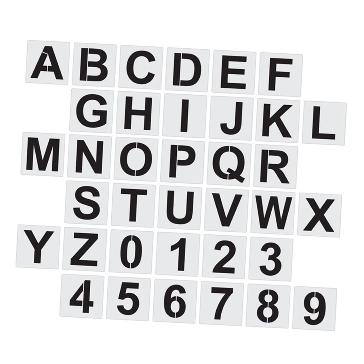 Printable Letter Stencil Templates Printable Letter Stencil Templates