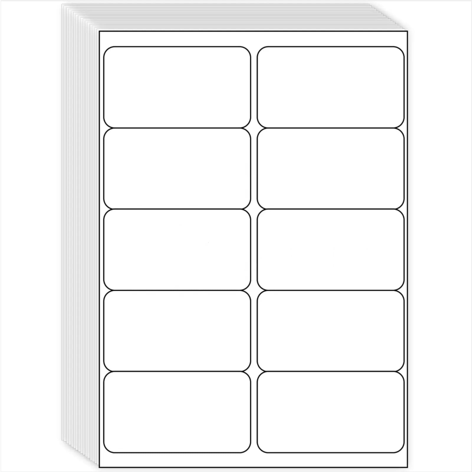 Amazon MPRT 2 X 4 Shipping Address Labels 1000 Label Stickers Paper For Laser Inkjet Printer 10 Per Page Printable Mailing Labels Matte 100 Sheets Office Products Amazon MPRT 2 X 4 Shipping Address Labels 1000 Label Stickers Paper For Laser Inkjet Printer 10 Per Page Printable Mailing Labels Matte 100 Sheets Office Products