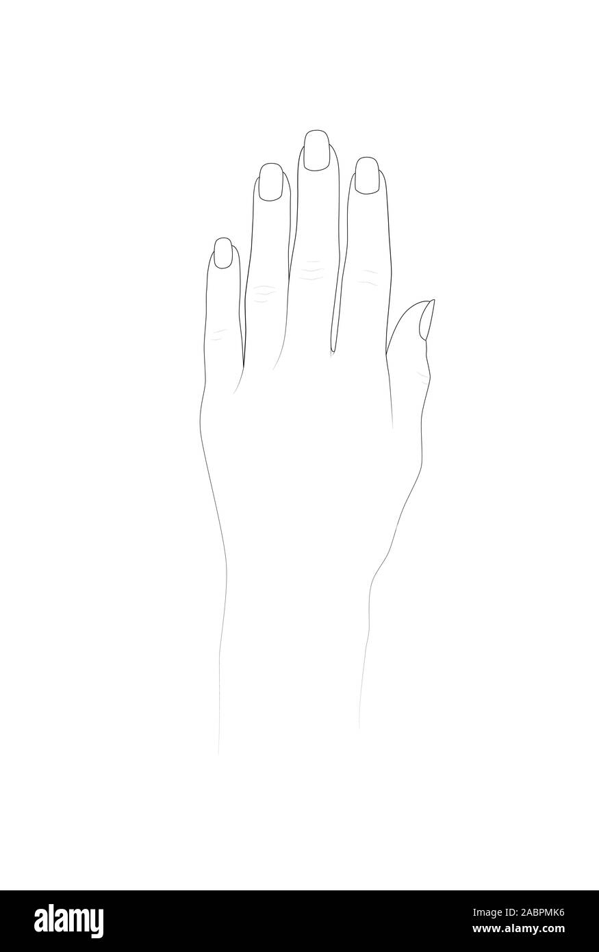 Art Nail Black And White Stock Photos Images Alamy