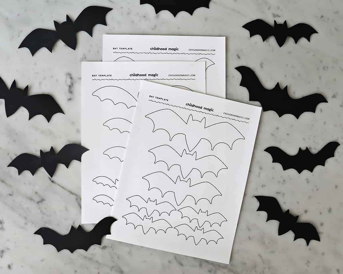 Bat Template Childhood Magic Bat Template Childhood Magic