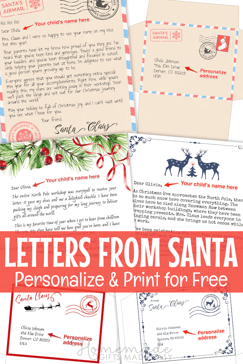 Free Printable Letter From Santa Template Word Free Download Pdf Free Printable Letter From Santa Template Word Free Download Pdf