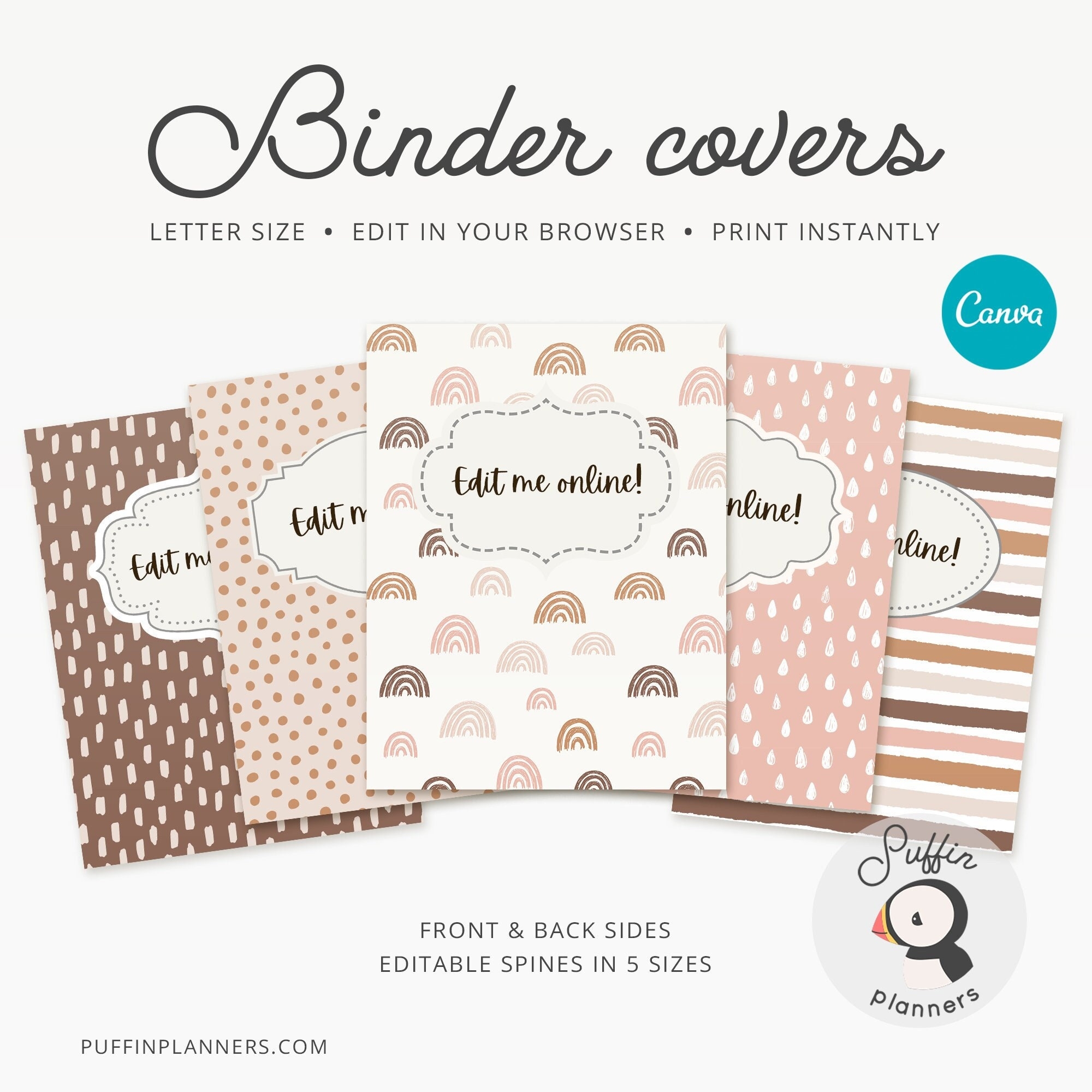 Binder Cover Printable Editable Canva Binder Insert Planner Binder Cover Printable Editable Canva Binder Insert Planner