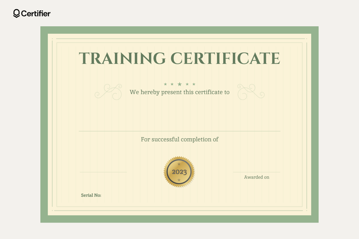 Free Certificate Templates Printable