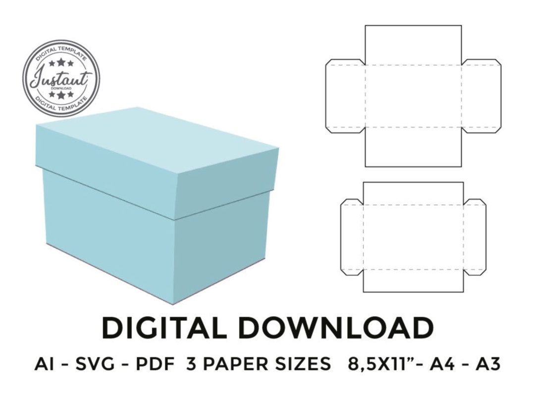 Box With Lid Template Rectangular Box With Lid Gift Box With Lid Storage Box With Lid SVG PDF Cricut Silhouette 8 5x11 A4 A3 Etsy UK Box With Lid Template Rectangular Box With Lid Gift Box With Lid Storage Box With Lid SVG PDF Cricut Silhouette 8 5x11 A4 A3 Etsy UK