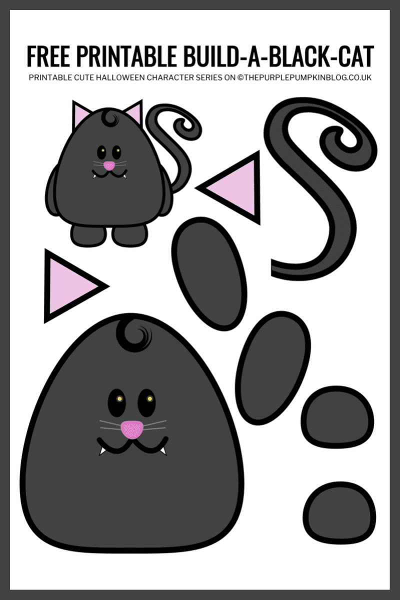 Cat Template Printable Cat Template Printable