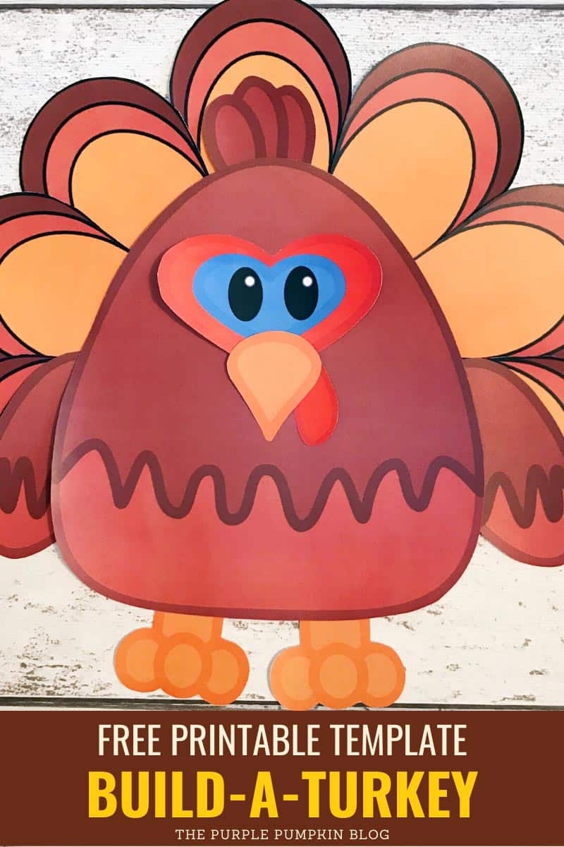 Build A Turkey Free Printable Paper Turkey Template Build A Turkey Free Printable Paper Turkey Template