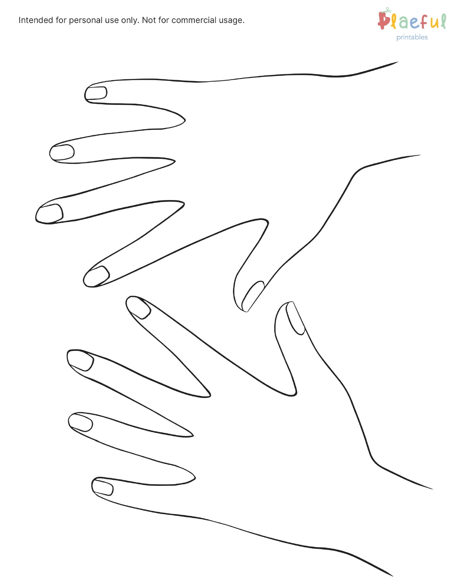 Buy Nail Salon Children s Learning Printable Preschool Printables Fine Motor Skills Homeschool Activity Digital Download Instant Download Online In India Etsy
