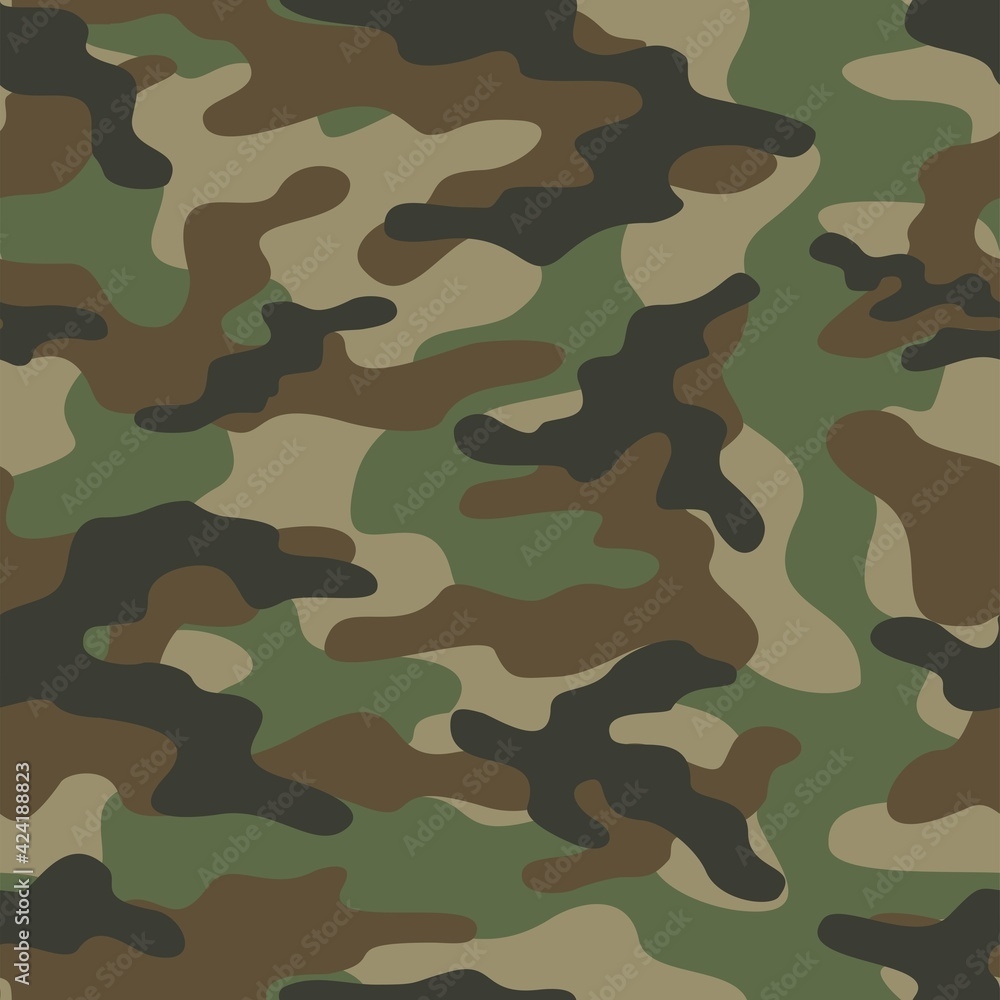 Camouflage Seamless Pattern Texture Abstract Modern Vector Military Green Camo Backgound Fabric Textile Print Template Vector Illustration Stock Vector Adobe Stock Camouflage Seamless Pattern Texture Abstract Modern Vector Military Green Camo Backgound Fabric Textile Print Template Vector Illustration Stock Vector Adobe Stock