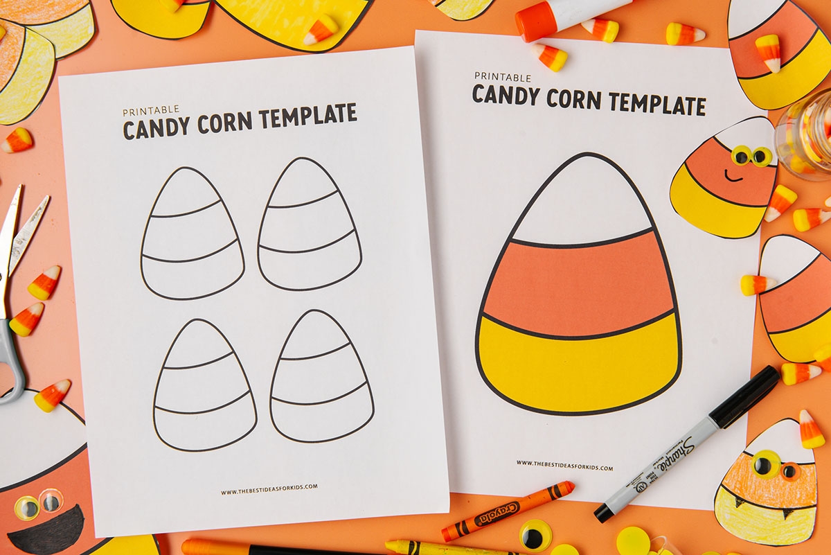 Candy Corn Printable Template Candy Corn Printable Template