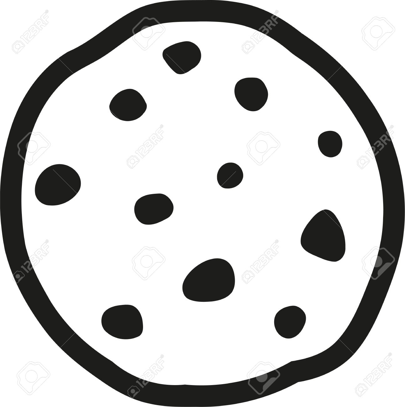 Chocolate Chip Cookie Outline Royalty Free SVG Cliparts Vectors And Stock Illustration Image 59635836 Chocolate Chip Cookie Outline Royalty Free SVG Cliparts Vectors And Stock Illustration Image 59635836