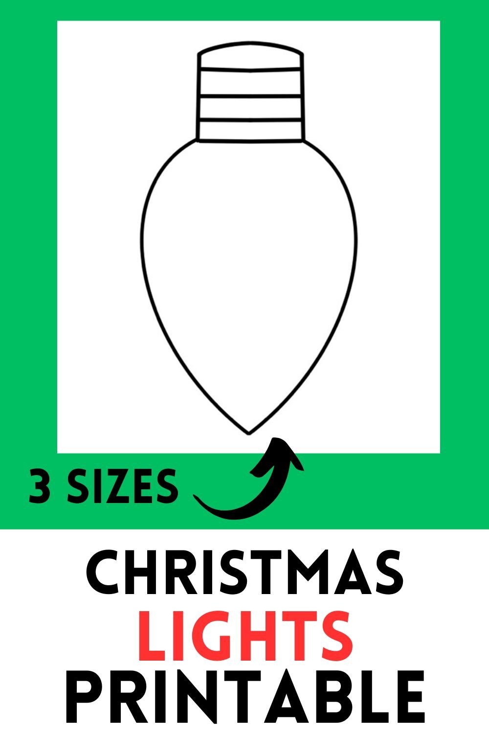 Christmas Light Templates Christmas Light Templates