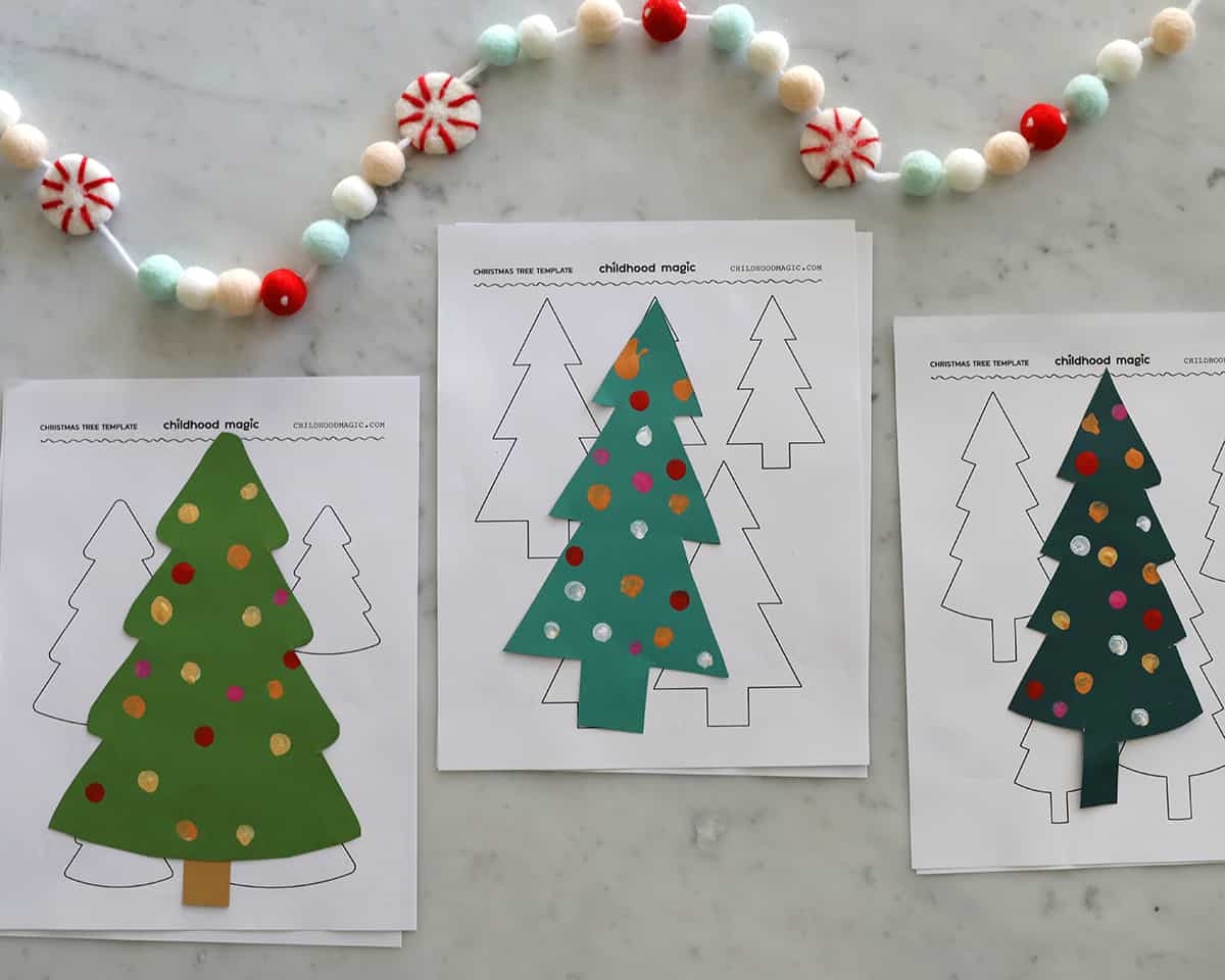 Free Christmas Tree Template Printable