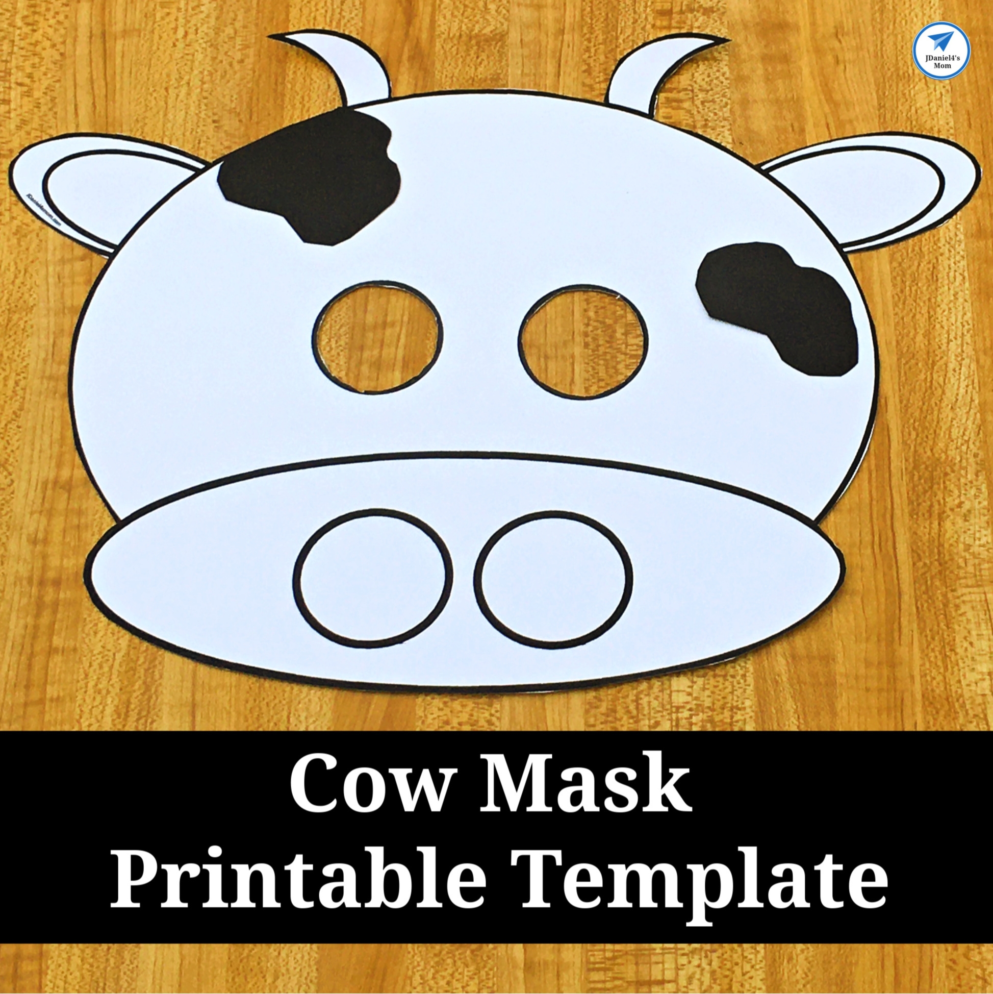 Cow Mask Printable Template JDaniel4s Mom Cow Mask Printable Template JDaniel4s Mom