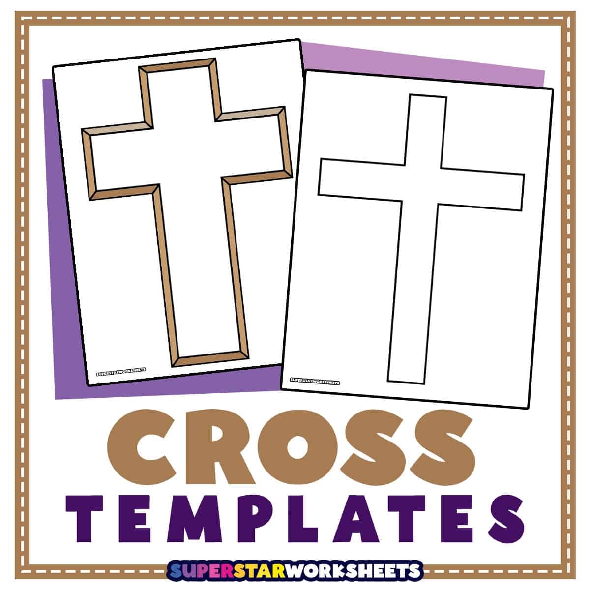 Printable Cross Template Printable Cross Template