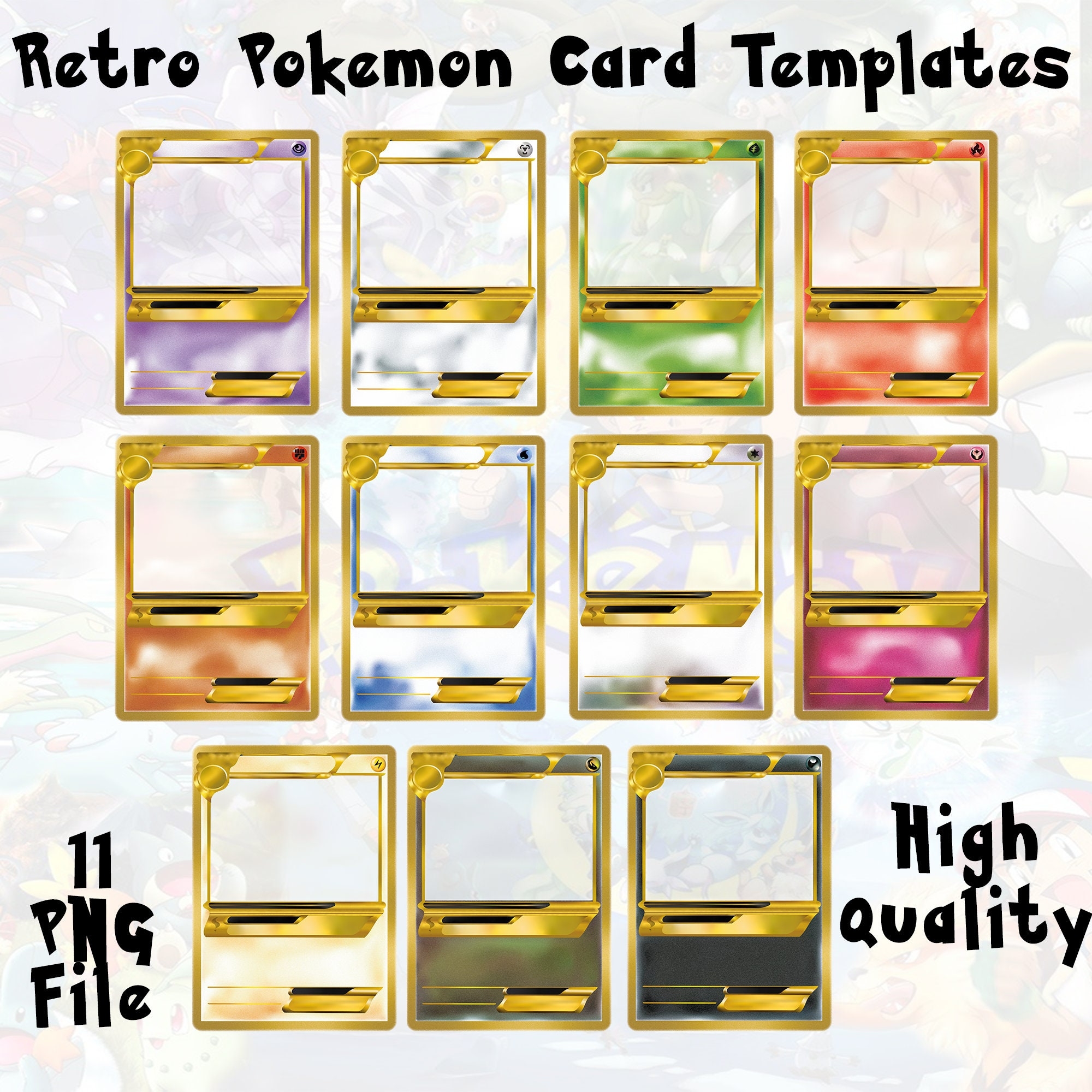 Customizable Pokemon Card Templates Pack Distressed Design Digital Download 5x7 Create Your Own Personalized Pokemon Cards Etsy Customizable Pokemon Card Templates Pack Distressed Design Digital Download 5x7 Create Your Own Personalized Pokemon Cards Etsy
