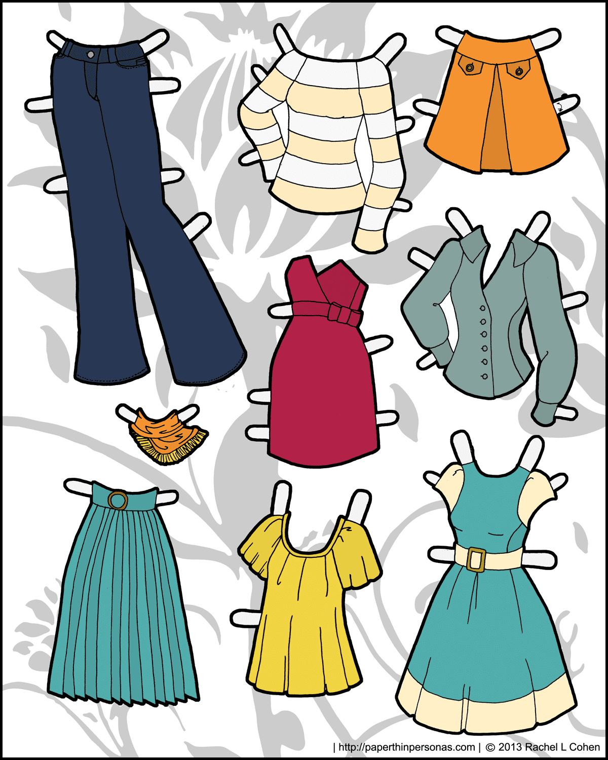 Cut Out Doll Store Clothes Cut Out Doll Store Clothes