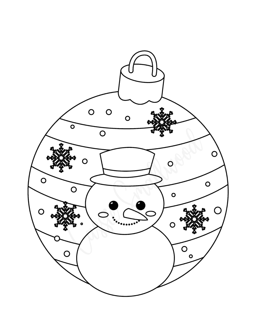 Christmas Ornaments Printable Template Christmas Ornaments Printable Template
