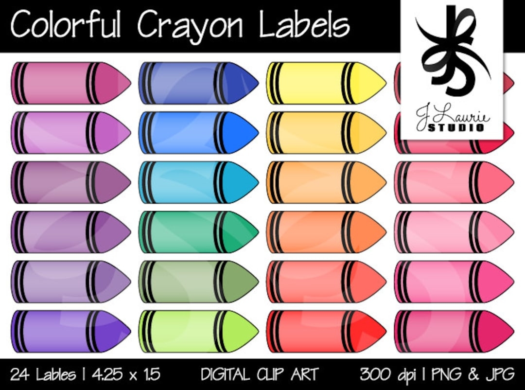 Crayon Template Printable Crayon Template Printable