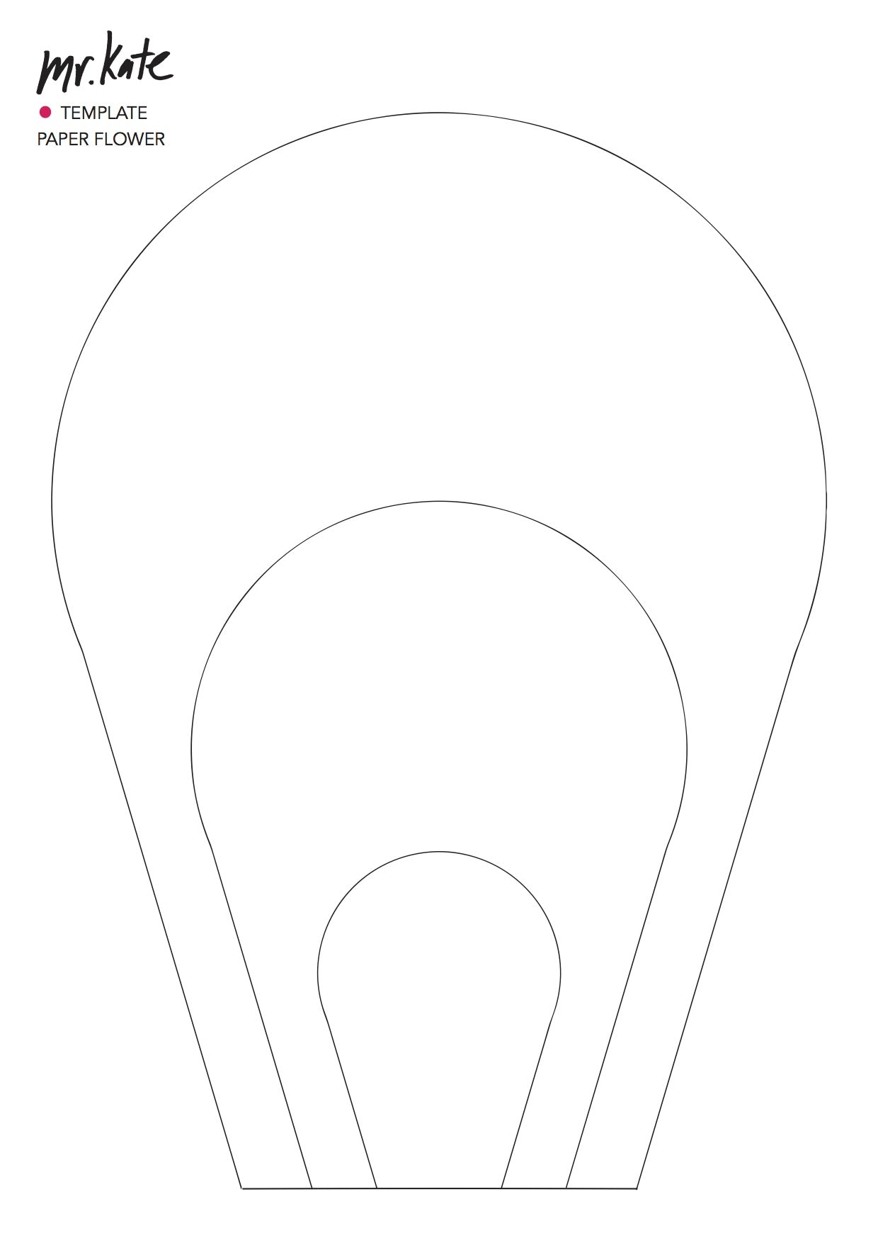 Cut Out Printable Free Paper Flower Petal Templates Cut Out Printable Free Paper Flower Petal Templates