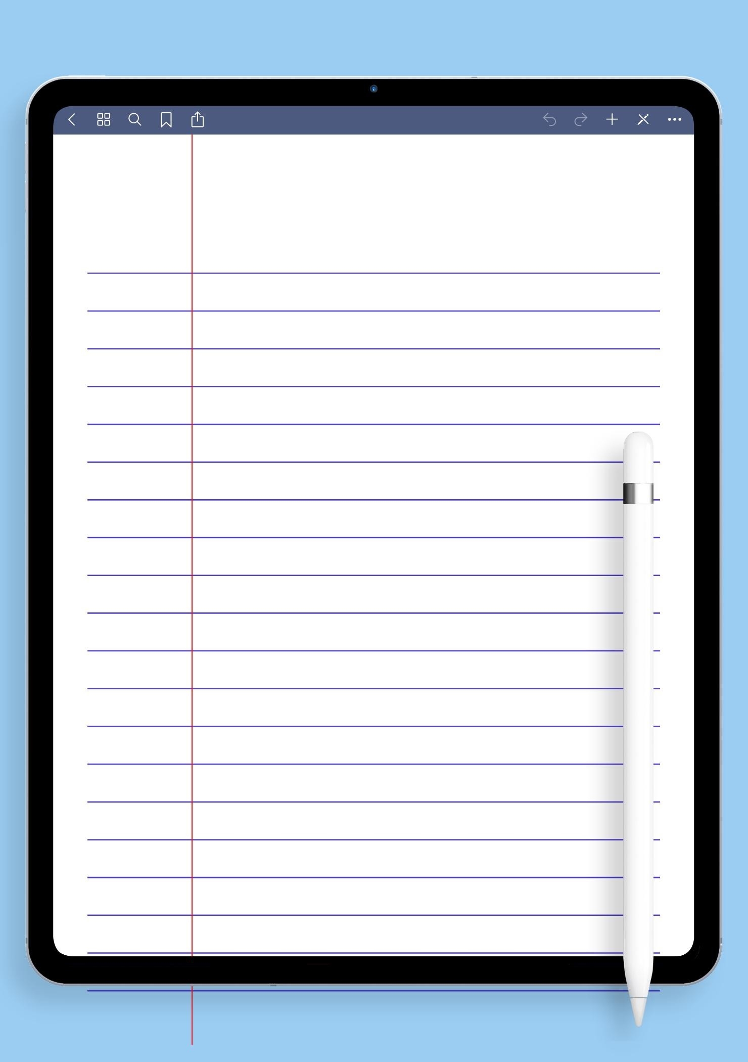 Download Printable Lined Paper Template Wide Ruled 8 7mm Blue PDF Download Printable Lined Paper Template Wide Ruled 8 7mm Blue PDF