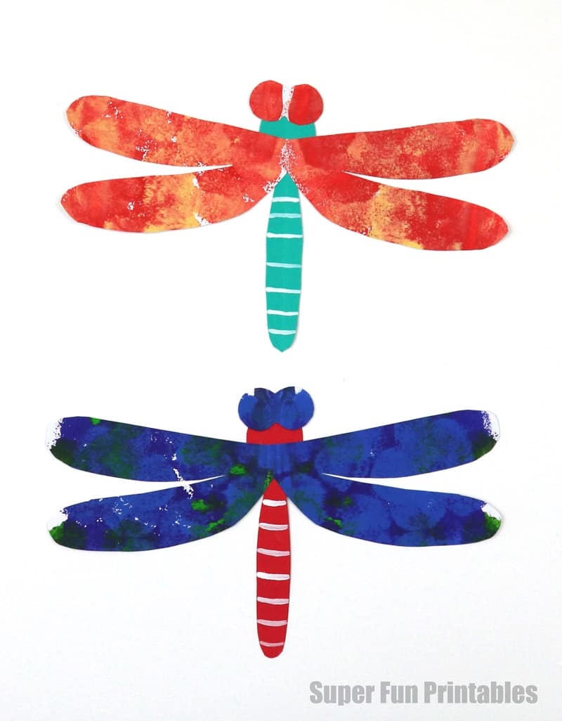 Dragonfly Squish Art The Craft Train Dragonfly Squish Art The Craft Train