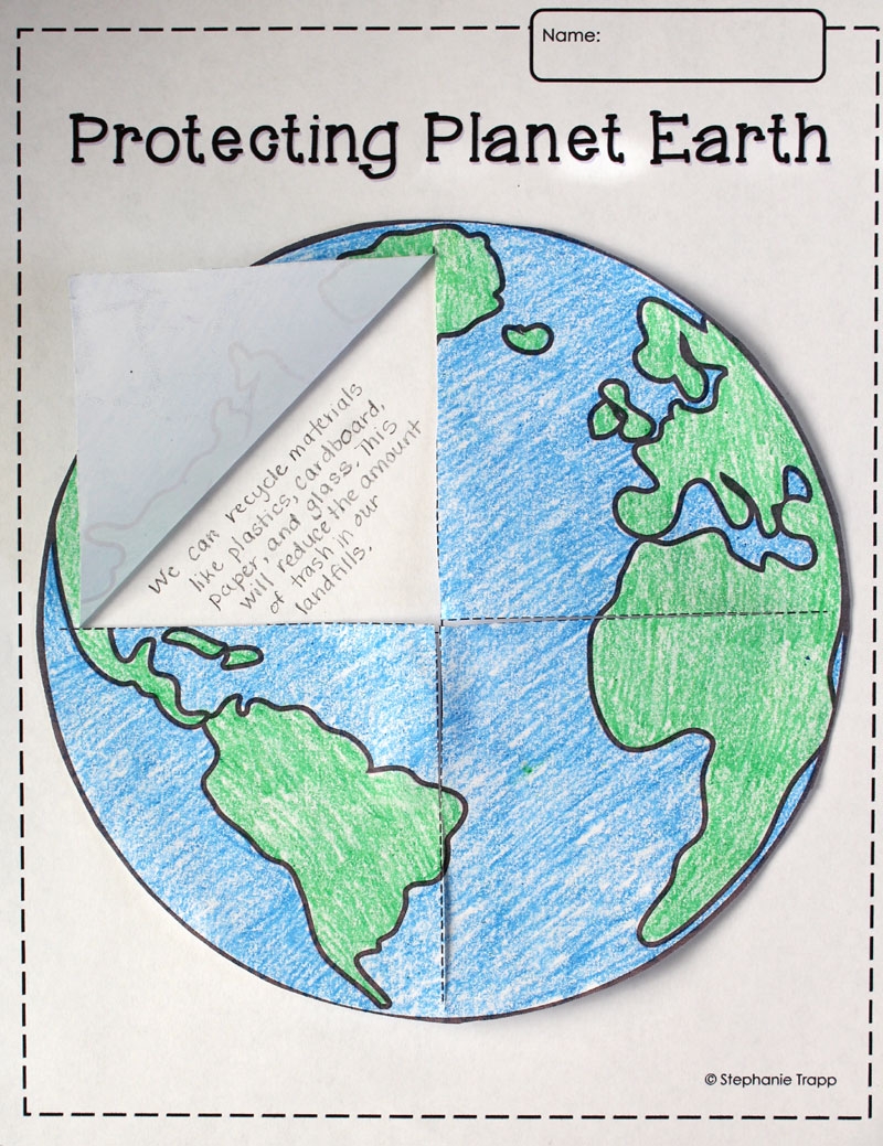 Earth Lift the Flap Printable Template FREEBIE Primary Theme Park Earth Lift the Flap Printable Template FREEBIE Primary Theme Park