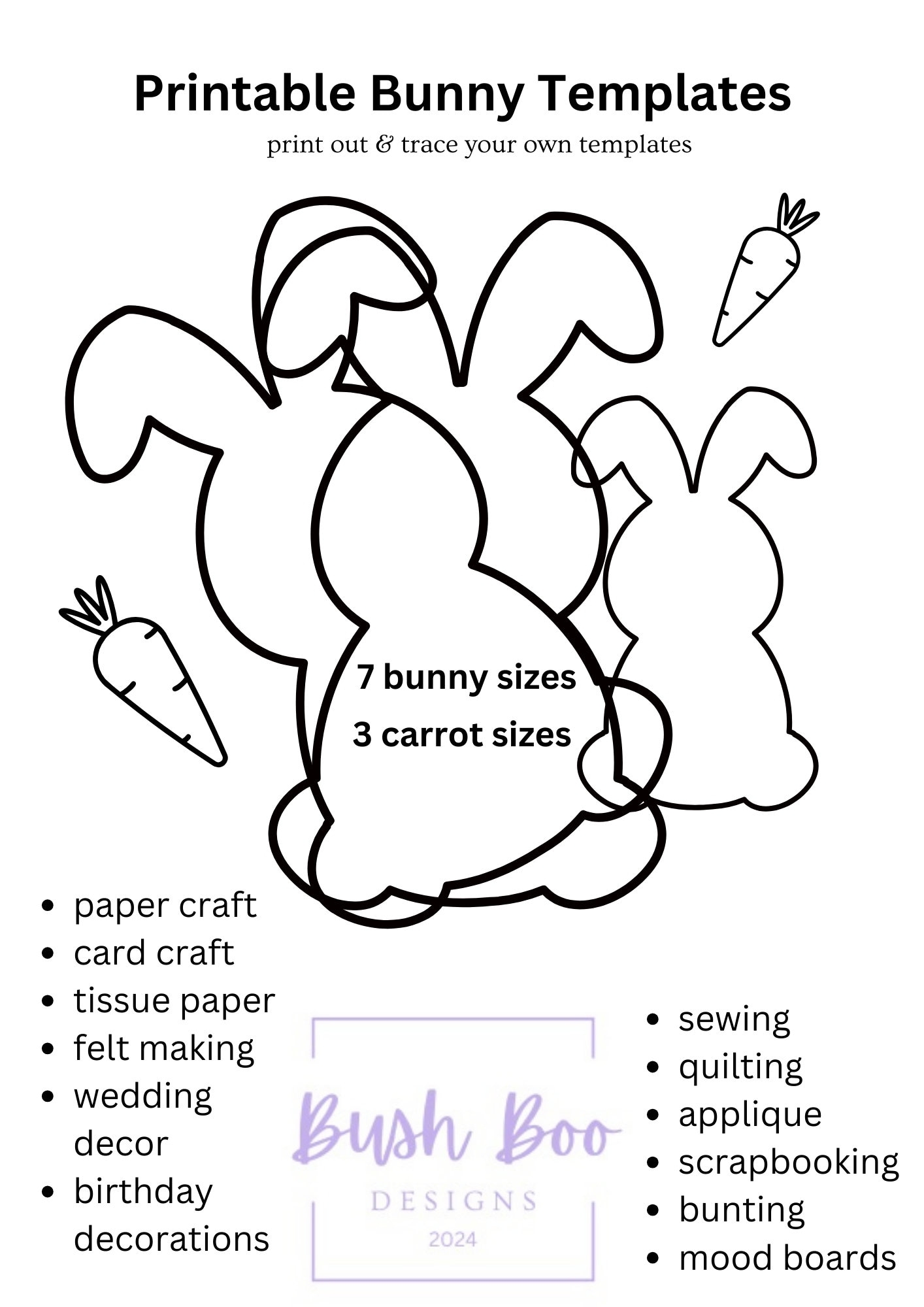 Easter Bunny Templates To Print Out 4 Page Bunny Template Paper Craft Project INSTANT PDF Download Easter Craft Project Kids Craft Activity Etsy Easter Bunny Templates To Print Out 4 Page Bunny Template Paper Craft Project INSTANT PDF Download Easter Craft Project Kids Craft Activity Etsy