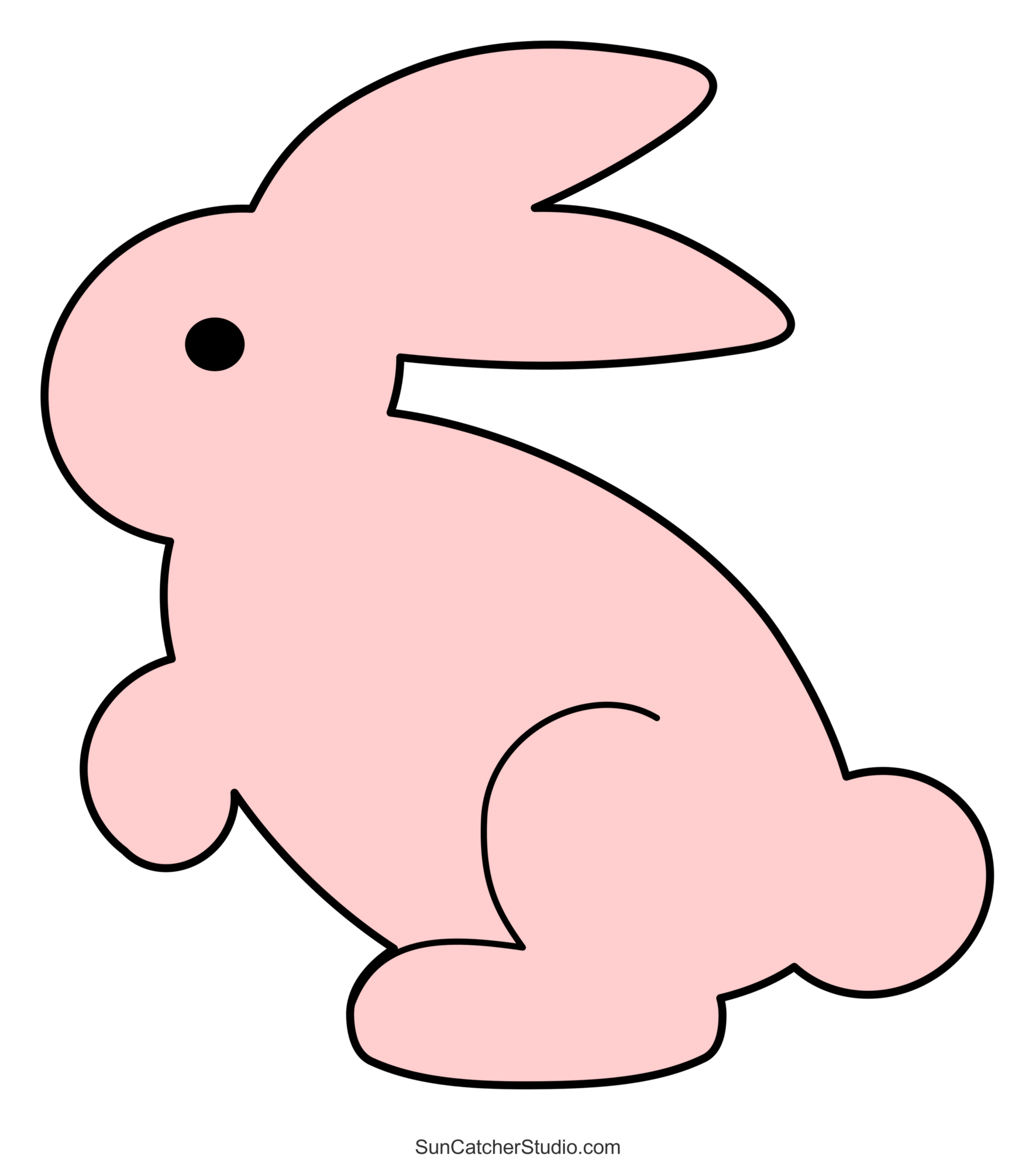 Free Printable Easter Bunny Template Free Printable Easter Bunny Template