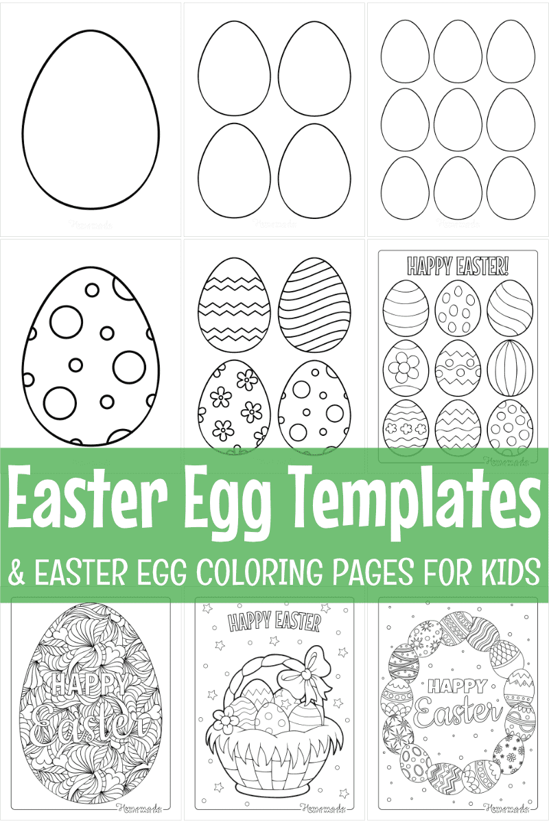 Printable Easter Egg Template Printable Easter Egg Template