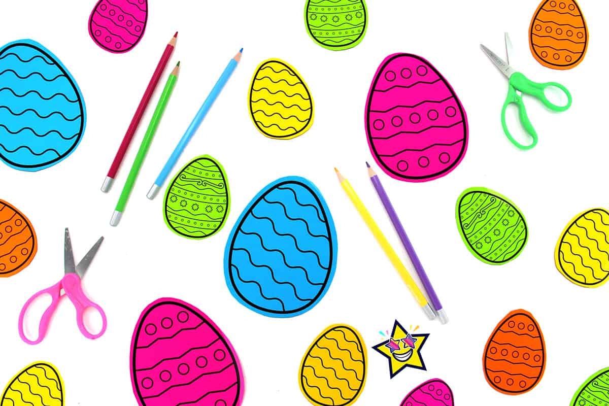 Easter Egg Template Superstar Worksheets Easter Egg Template Superstar Worksheets