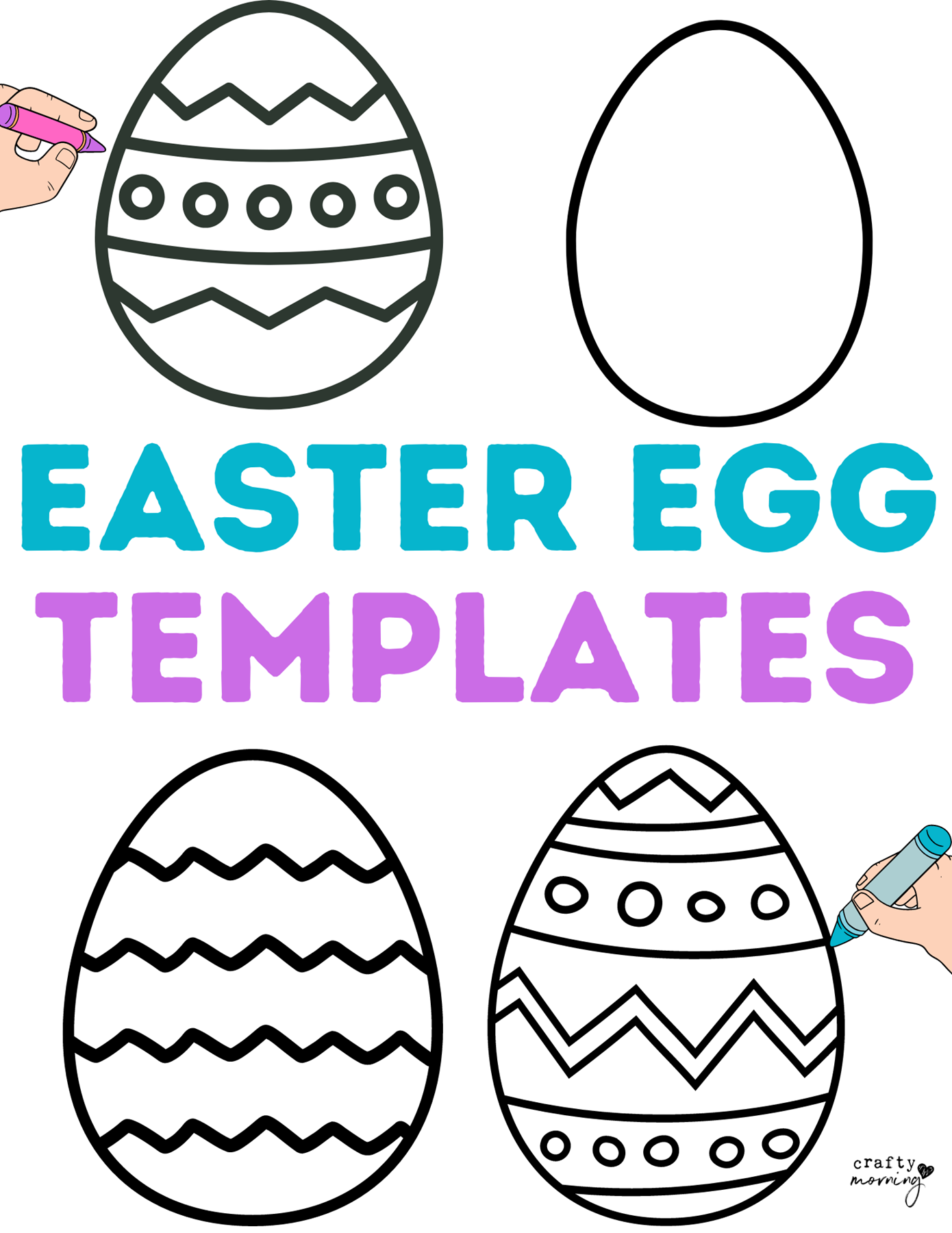 Printable Egg Template Printable Egg Template