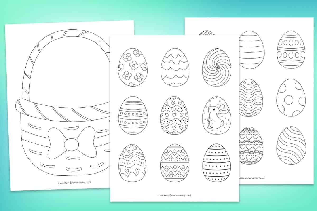 Easter Egg Printable Template Easter Egg Printable Template