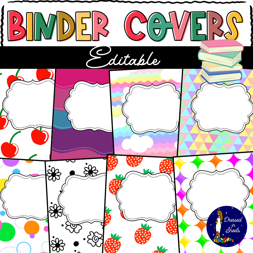Editable Printable Binder Covers PPT Editable Printable Binder Covers PPT