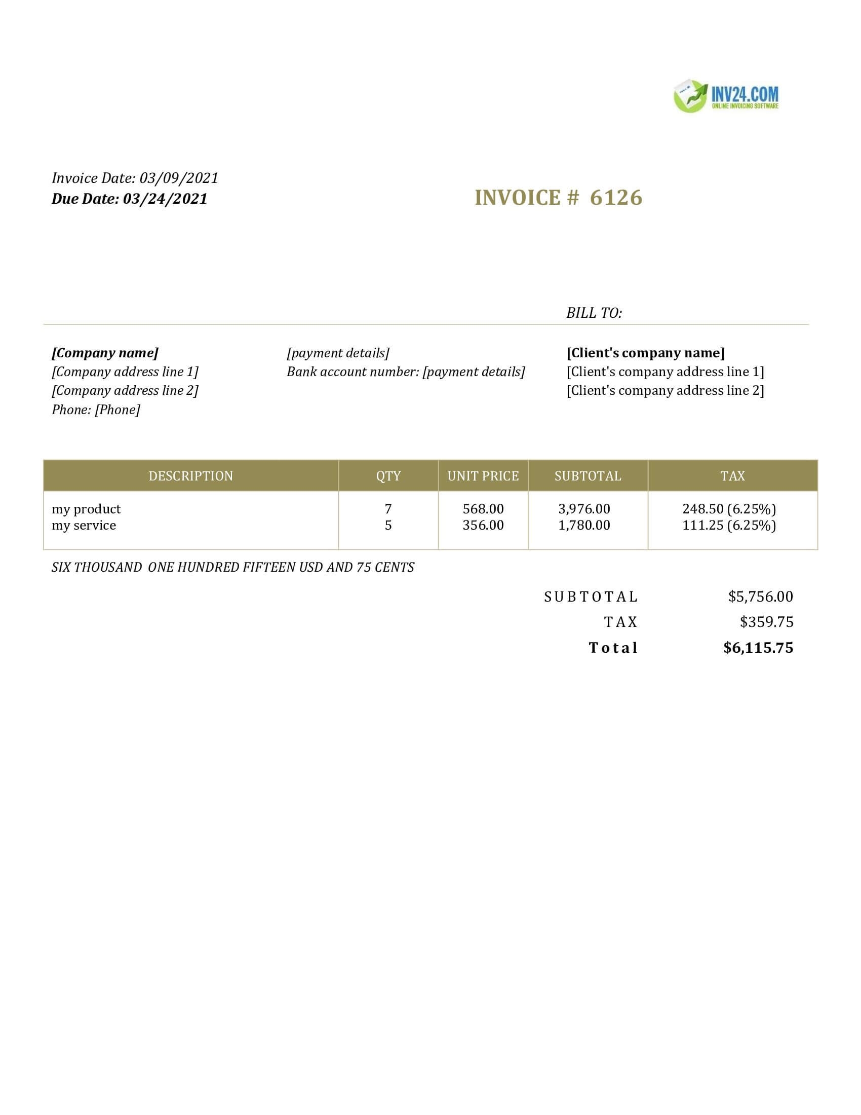 Editable Printable Invoice Template Word Google Docs Editable Printable Invoice Template Word Google Docs