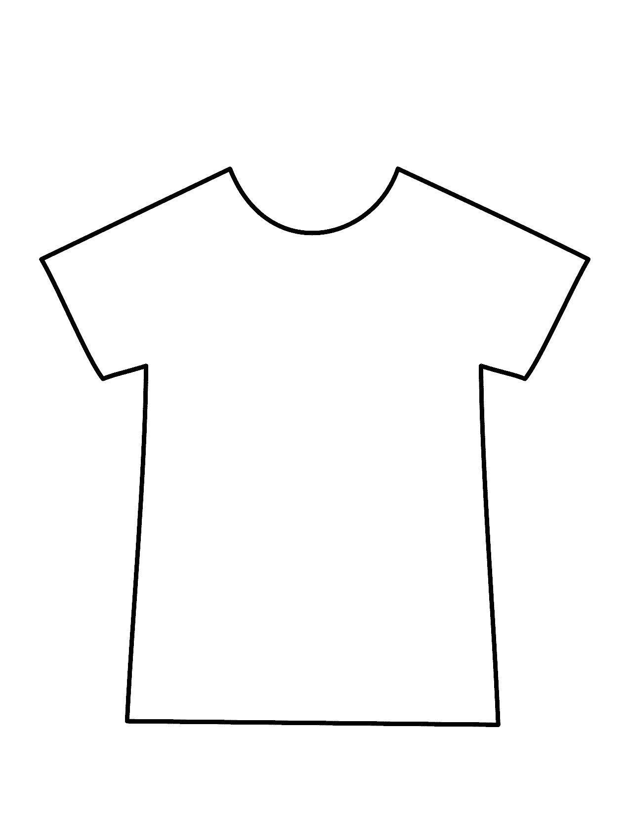 Encourage Creativity And Learning With A Printable T shirt Outline Template Encourage Creativity And Learning With A Printable T shirt Outline Template