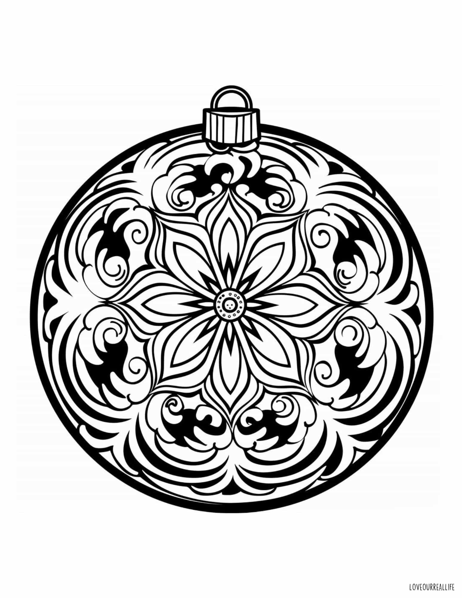 Printable Christmas Ornament Templates