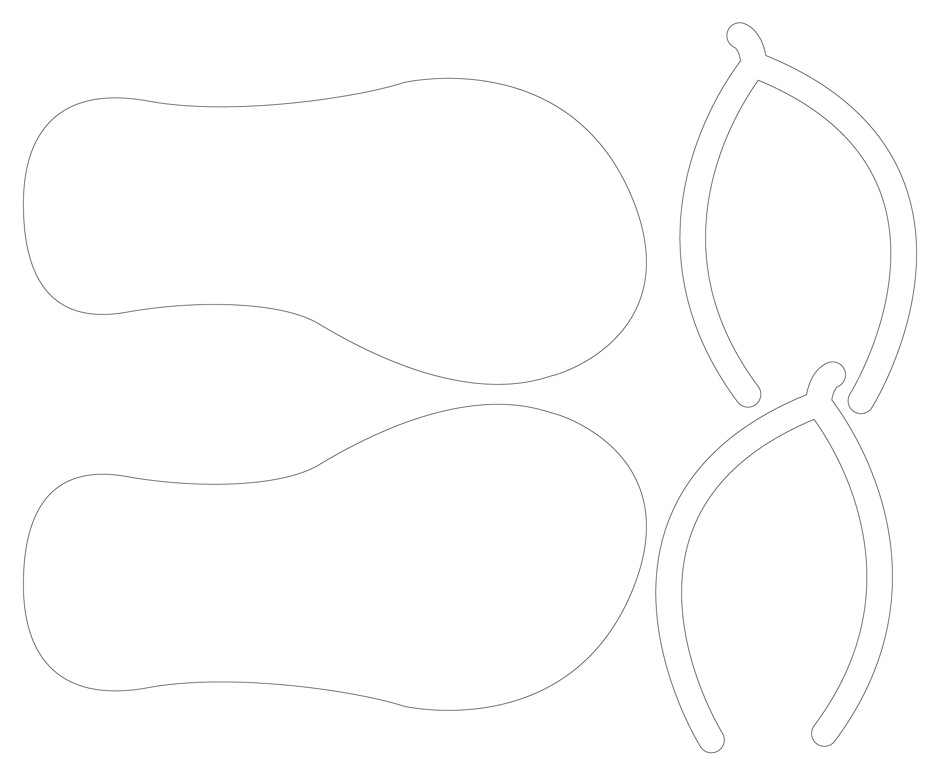 Flip Flop Pattern 10 Free PDF Printables Printablee Flip Flop Pattern 10 Free PDF Printables Printablee