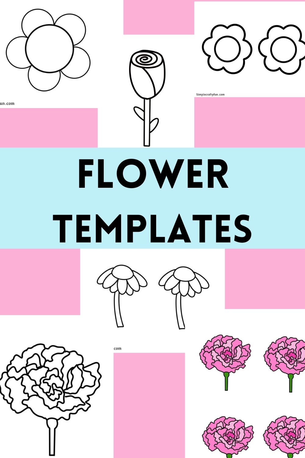 Flower Template Free Printable Flower Template Free Printable