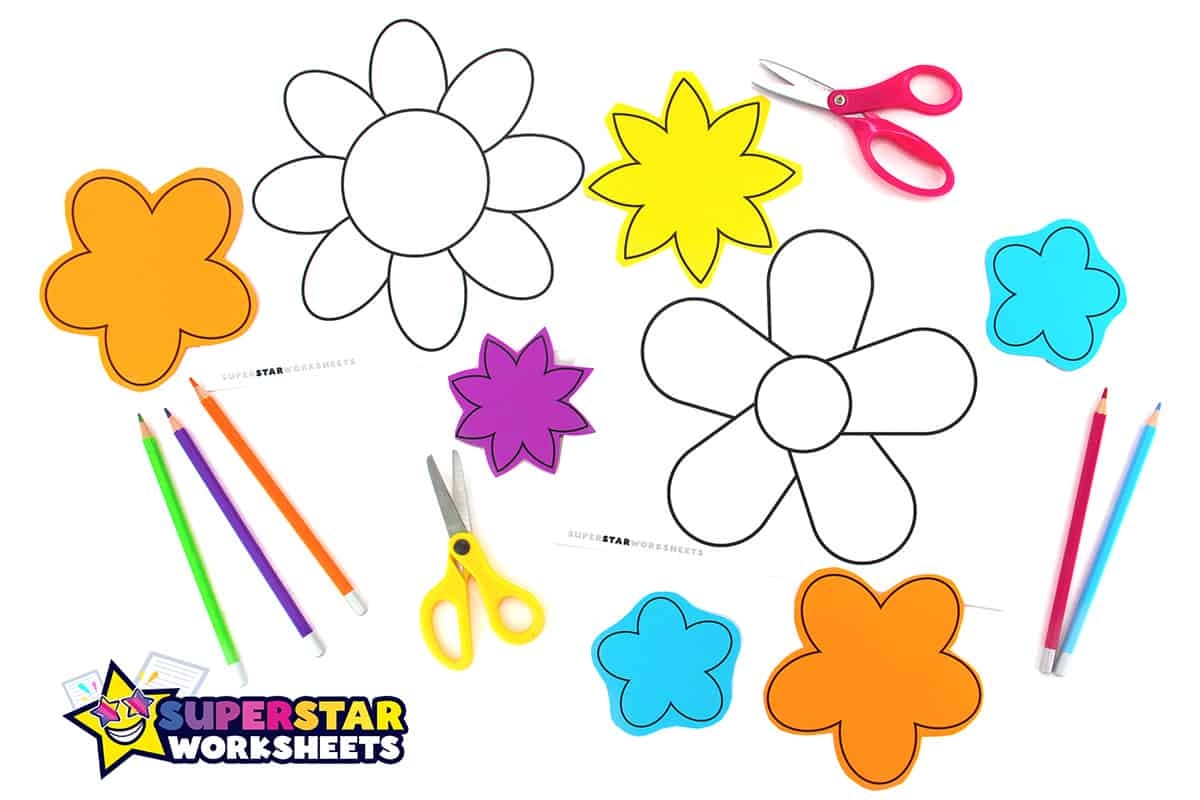Flower Templates Superstar Worksheets Flower Templates Superstar Worksheets