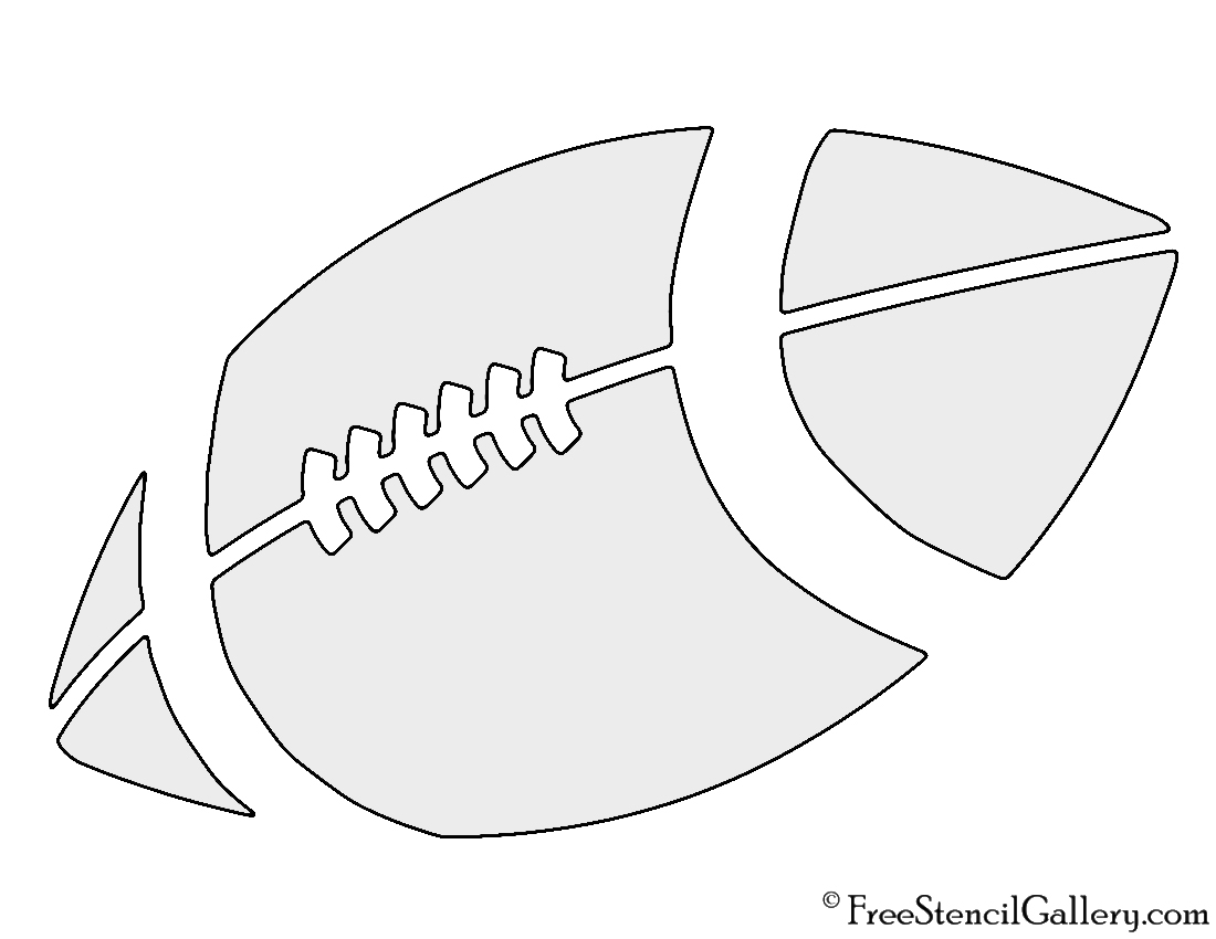 Football Stencil Free Stencil Gallery Football Stencil Free Stencil Gallery