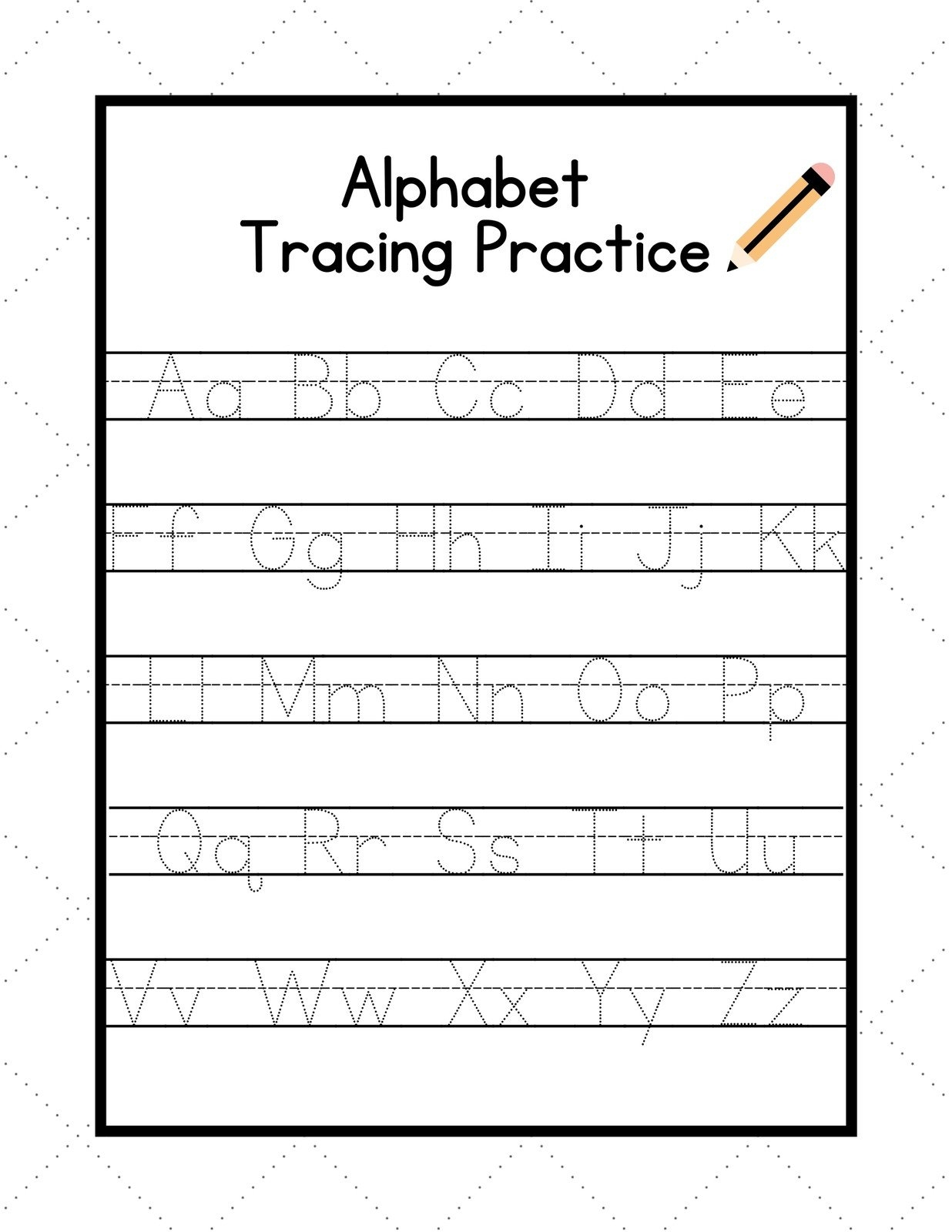 Abc Template Printable Abc Template Printable