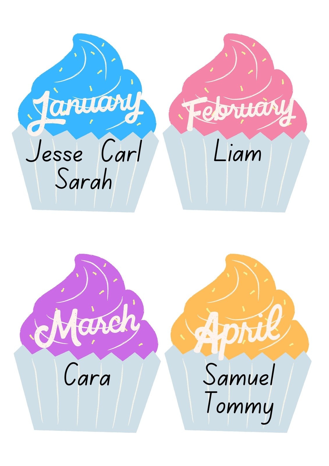 Free And Customizable Cupcake Templates Free And Customizable Cupcake Templates