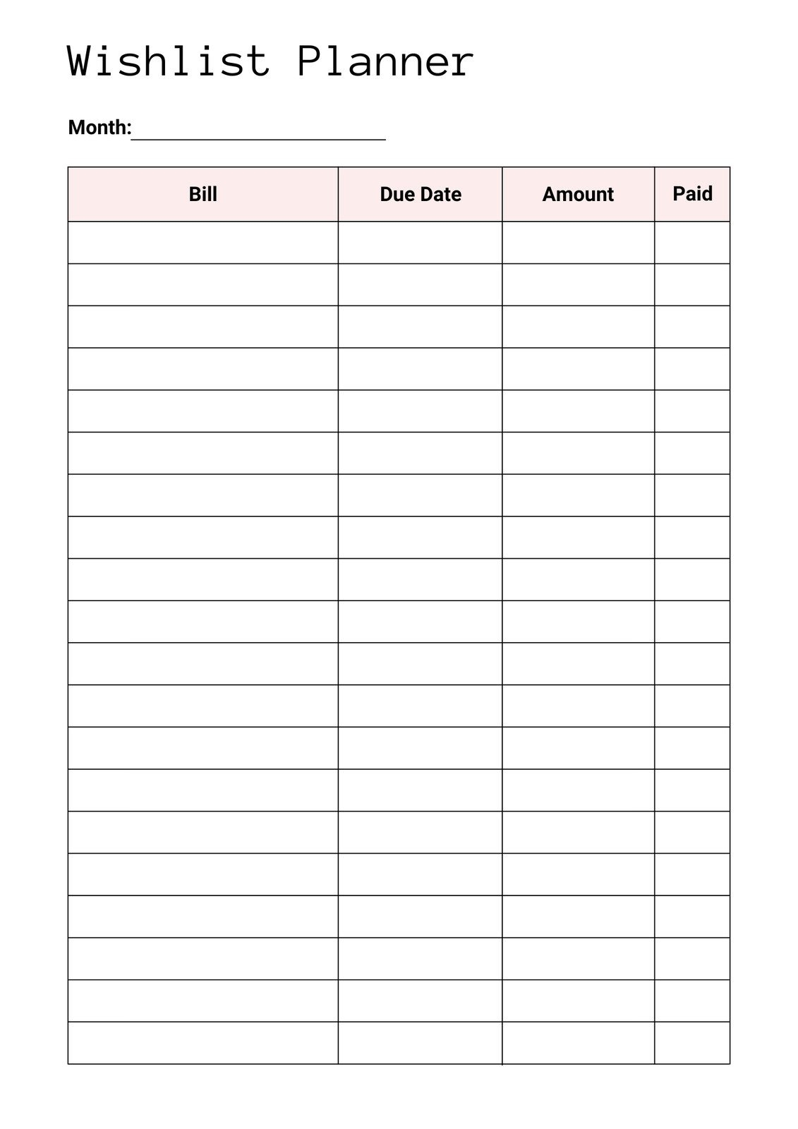 Free And Customizable Holiday Wishlist Templates Free And Customizable Holiday Wishlist Templates