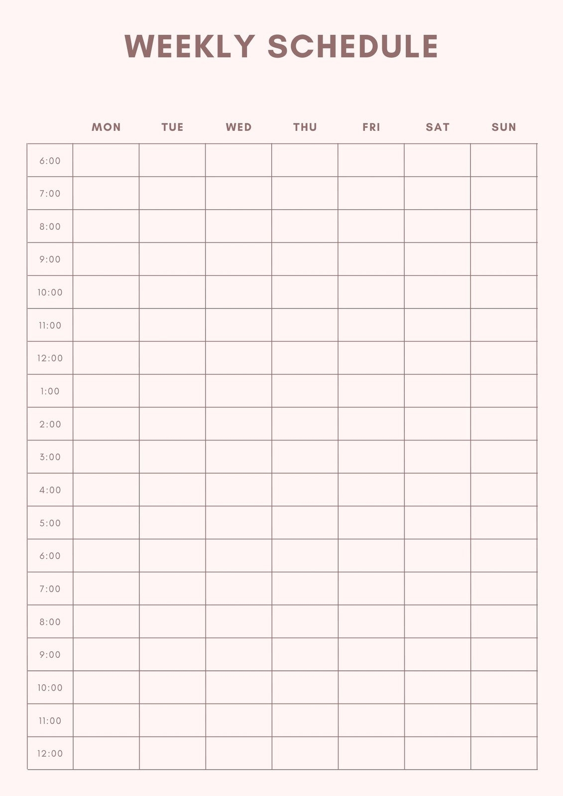Free And Customizable Weekly Planner Templates Canva Free And Customizable Weekly Planner Templates Canva