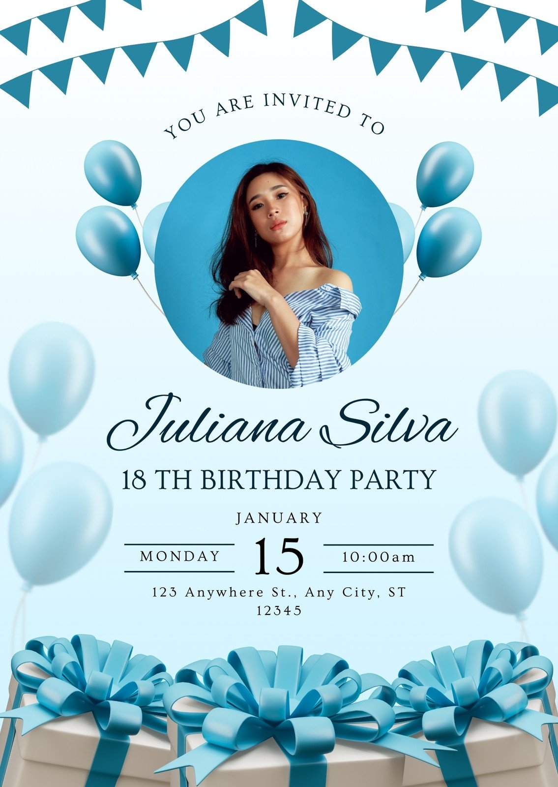 Free And Printable Birthday Invitation Templates Canva Free And Printable Birthday Invitation Templates Canva